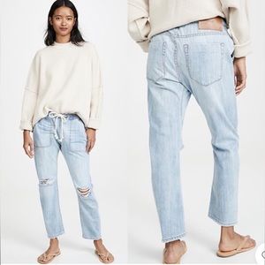 One Teaspoon Shabbies Drawstring Boyfriend Jeans Size Medium